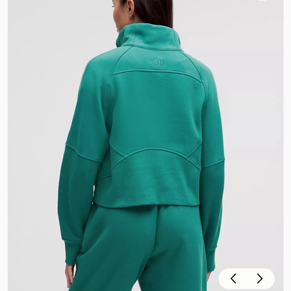 lululemon athletica scuba oversized funnel neck half zip - Picture 7 of 8